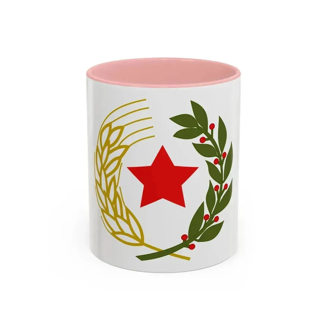Emblem of the Federal State of Croatia - Accent Coffee Mug 11oz Pink - Go Mug Yourself