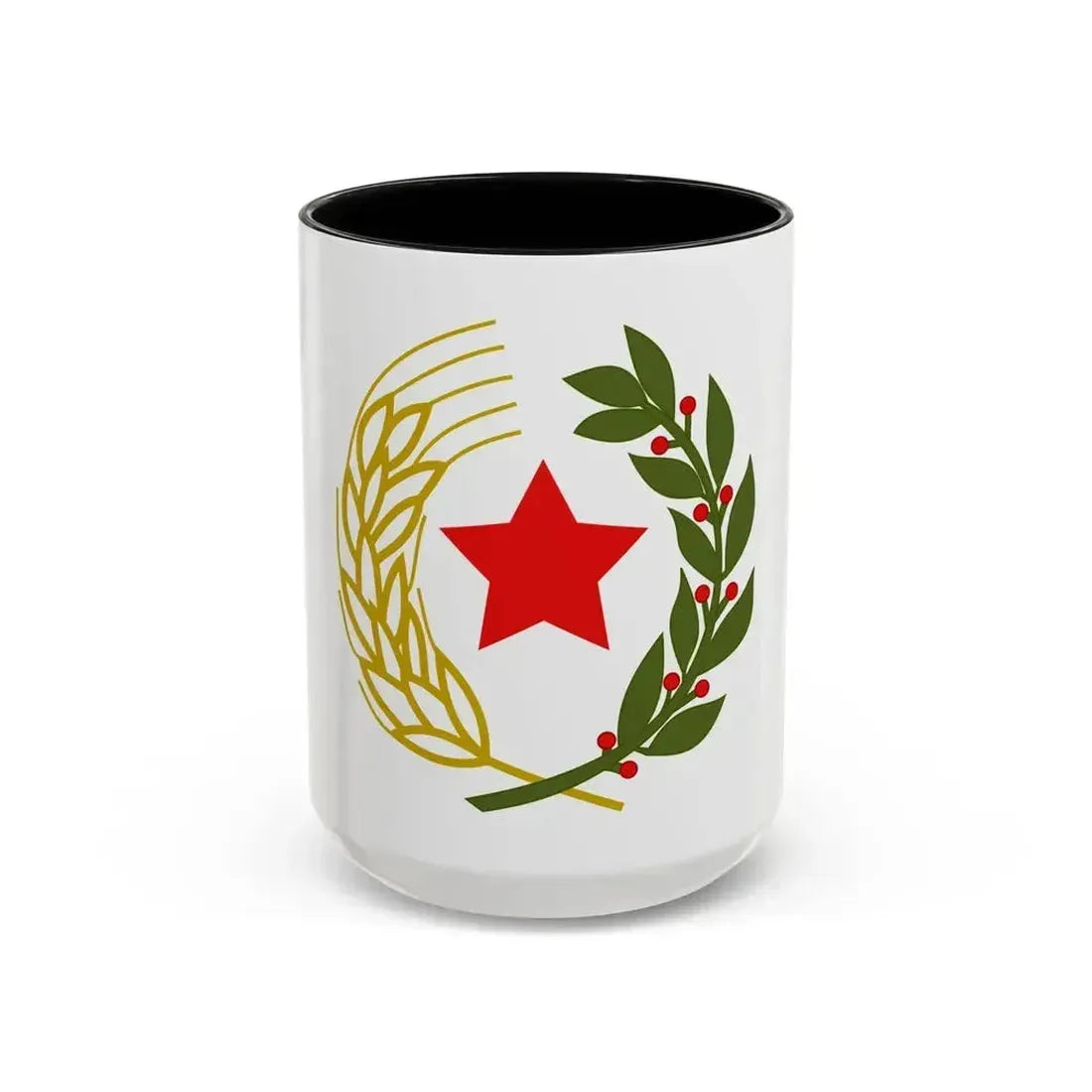 Emblem of the Federal State of Croatia - Accent Coffee Mug 15oz Black - Go Mug Yourself