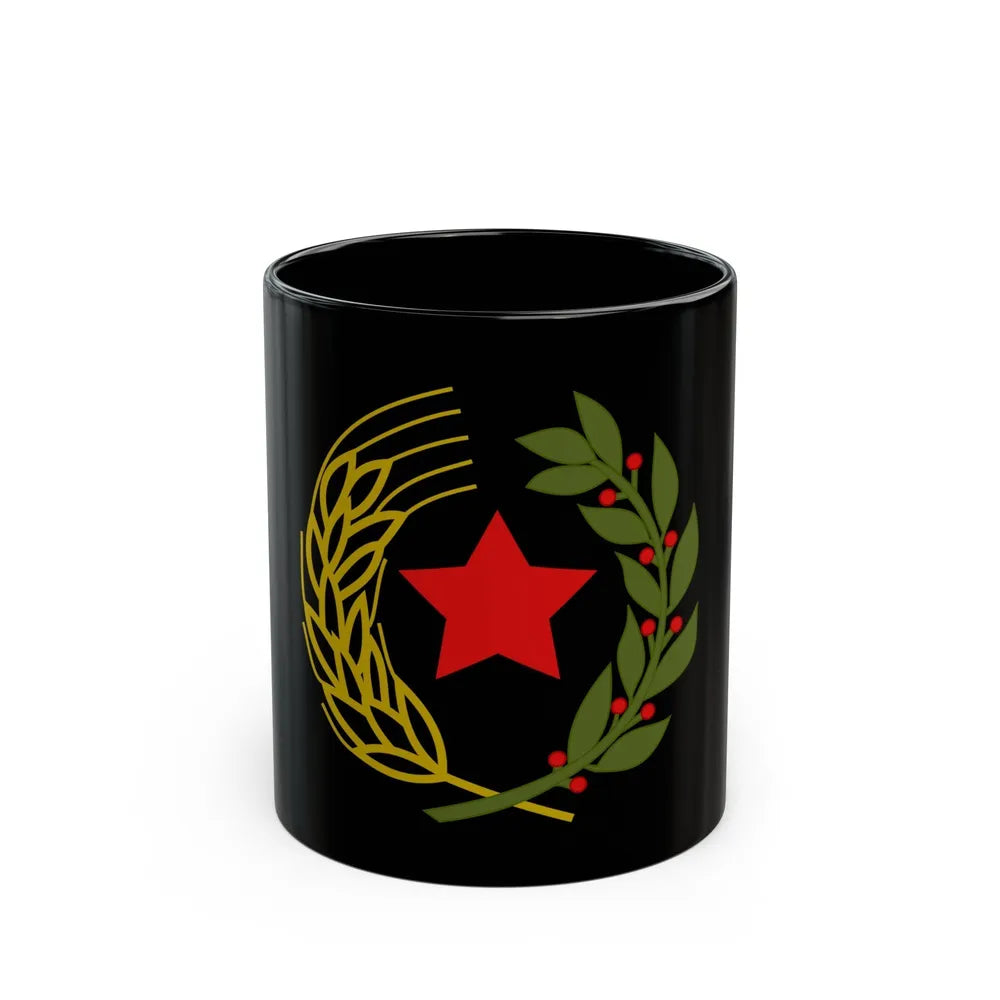 Emblem of the Federal State of Croatia - Black Coffee Mug-11oz-Go Mug Yourself