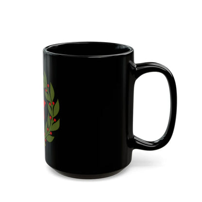 Emblem of the Federal State of Croatia - Black Coffee Mug-Go Mug Yourself