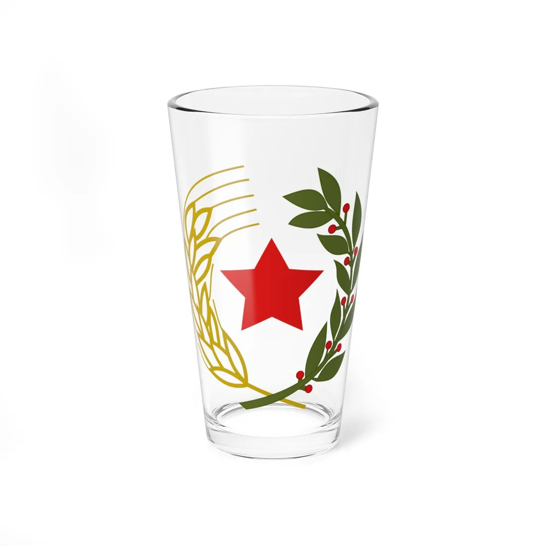 Emblem of the Federal State of Croatia (Croatia) (Coat of Arms) Pint Glass 16oz 16oz - Go Mug Yourself