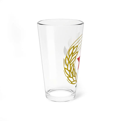 Emblem of the Federal State of Croatia (Croatia) (Coat of Arms) Pint Glass 16oz - Go Mug Yourself