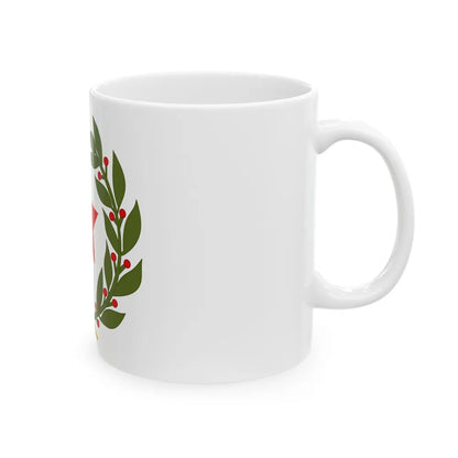 Emblem of the Federal State of Croatia - White Coffee Mug-Go Mug Yourself