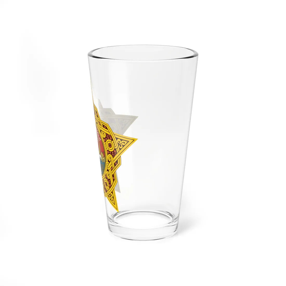 Emblem of the Georgian SSR 1921-1922 (Georgia) (Coat of Arms) Pint Glass 16oz - Go Mug Yourself