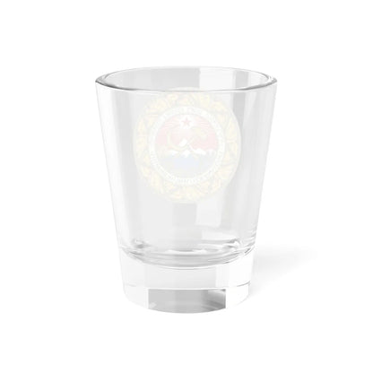 Emblem of the Georgian SSR 1937-1981 (Georgia) (Coat of Arms) Shot Glass 1.5oz - Go Mug Yourself