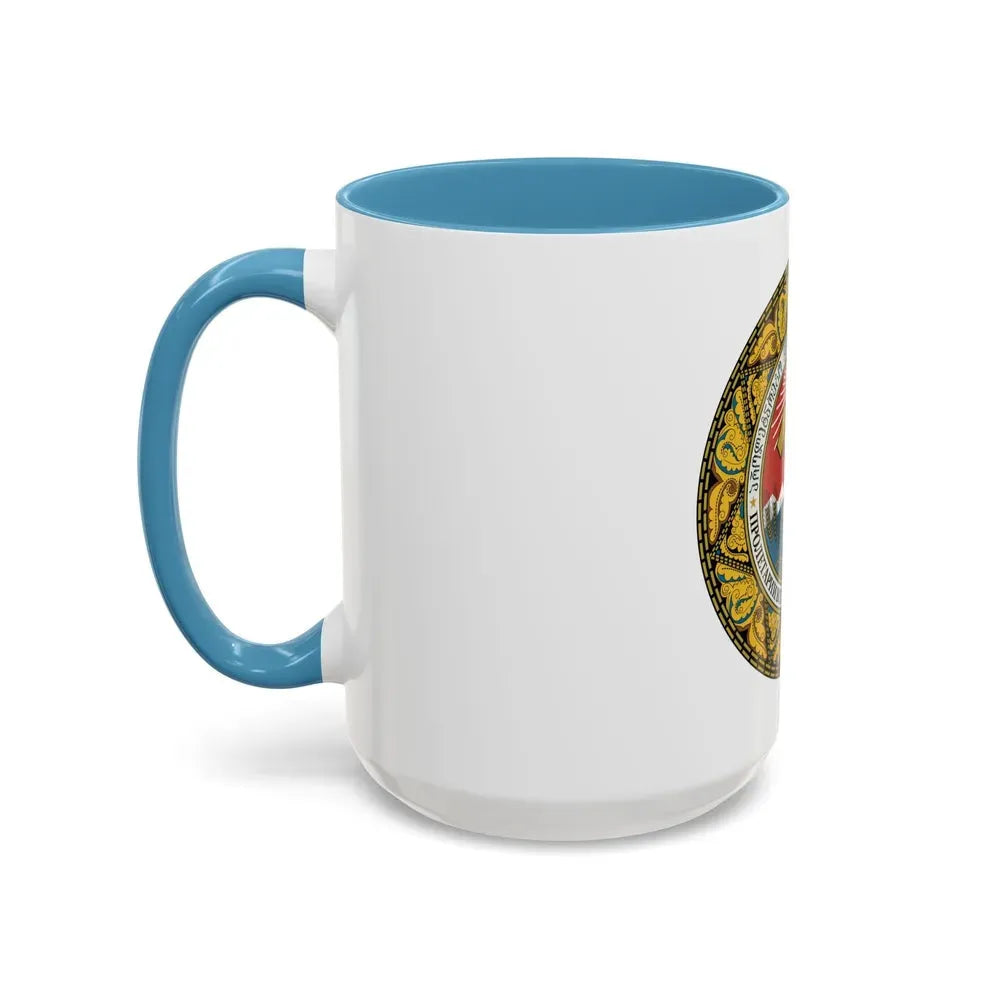 Emblem of the Georgian SSR-2 - Accent Coffee Mug - Go Mug Yourself