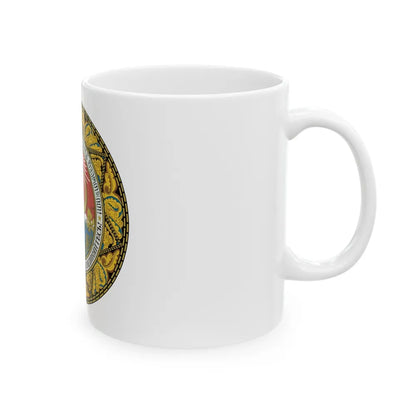 Emblem of the Georgian SSR-2 - White Coffee Mug-Go Mug Yourself