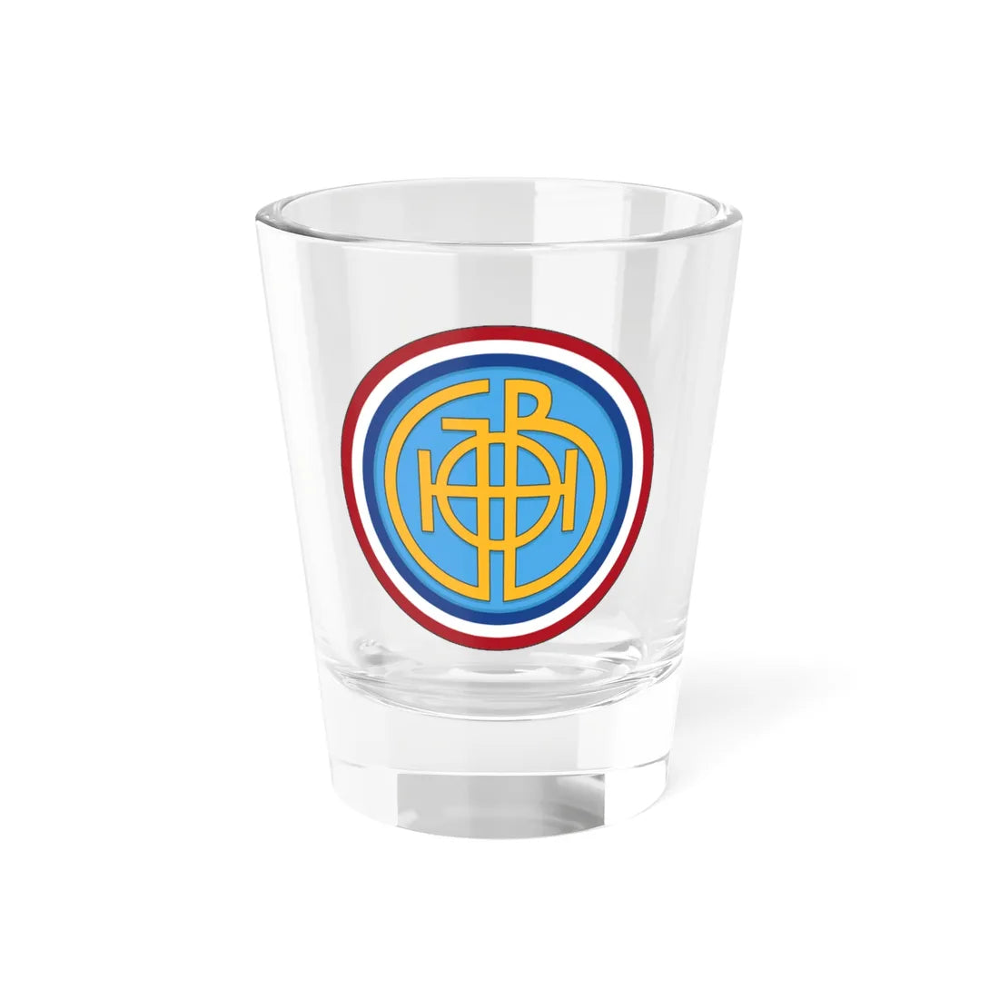Emblem of the Great East and Borneo Headquarters (Indonesia) (Coat of Arms) Shot Glass 1.5oz 1.5oz - Go Mug Yourself