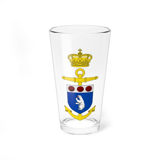 Emblem of the Greenland Command (Denmark) (Coat of Arms) Pint Glass 16oz 16oz - Go Mug Yourself