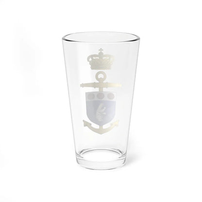 Emblem of the Greenland Command (Denmark) (Coat of Arms) Pint Glass 16oz - Go Mug Yourself