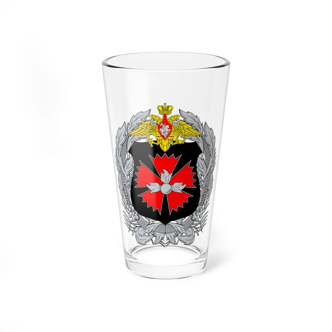 Emblem of the GRU (Russia) (Coat of Arms) Pint Glass 16oz 16oz - Go Mug Yourself