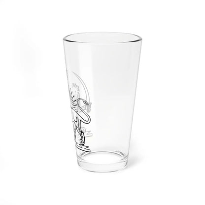 Emblem of the Imperial State of Iran (Iran) (Coat of Arms) Pint Glass 16oz - Go Mug Yourself