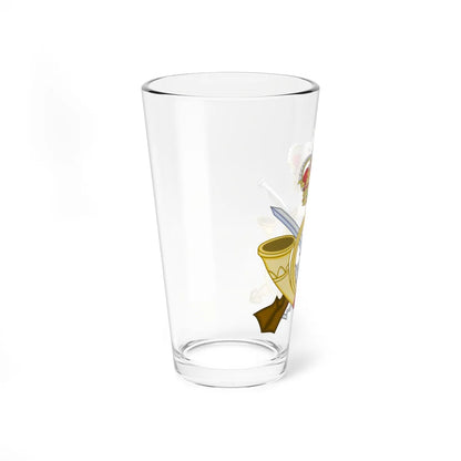 Emblem of the Infantry Forces of the Spanish Army (Spain) (Coat of Arms) Pint Glass 16oz - Go Mug Yourself