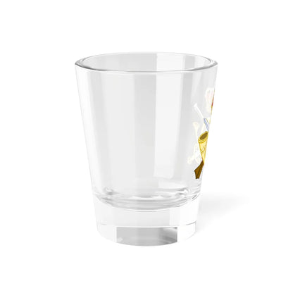 Emblem of the Infantry Forces of the Spanish Army (Spain) (Coat of Arms) Shot Glass 1.5oz - Go Mug Yourself