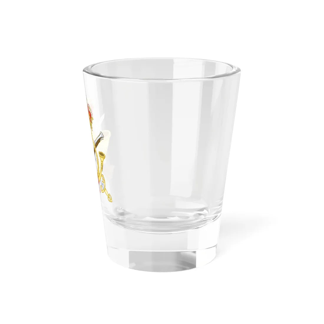 Emblem of the Infantry Forces of the Spanish Army (Spain) (Coat of Arms) Shot Glass 1.5oz - Go Mug Yourself