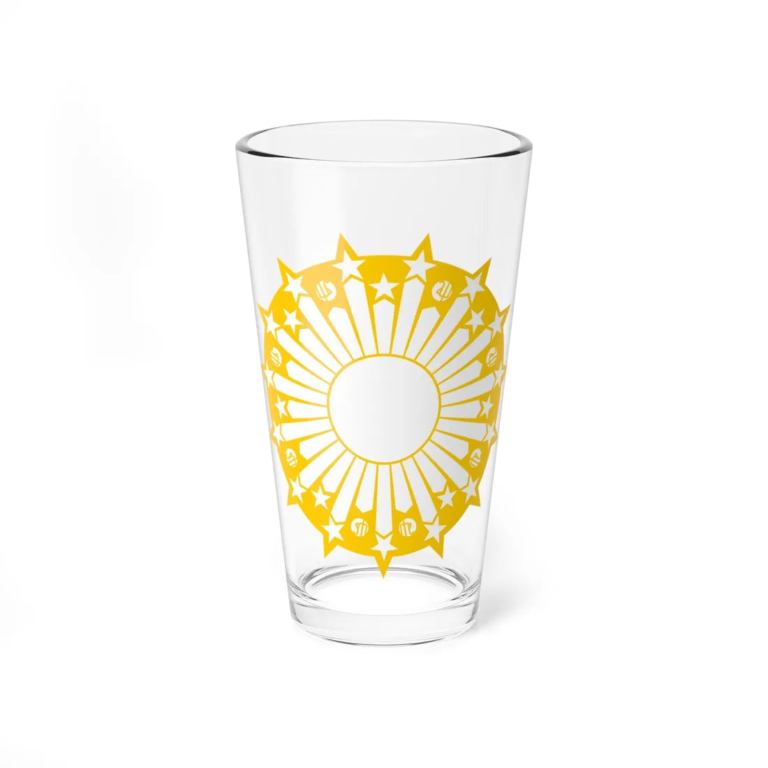 Emblem of the Islamic Republic of Iran 1980 (Iran) (Coat of Arms) Pint Glass 16oz 16oz - Go Mug Yourself