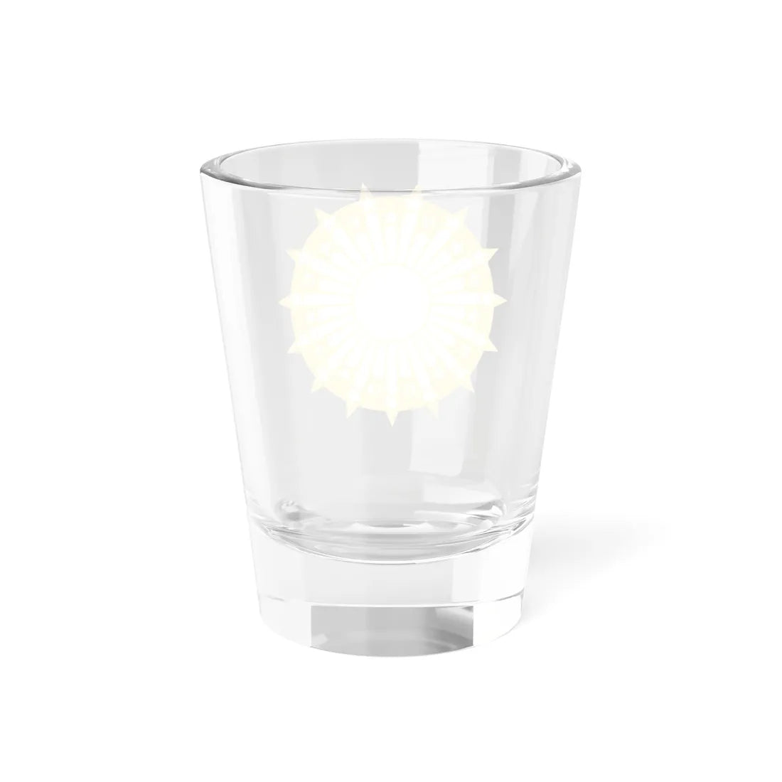 Emblem of the Islamic Republic of Iran 1980 (Iran) (Coat of Arms) Shot Glass 1.5oz - Go Mug Yourself
