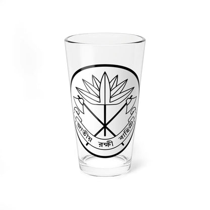 Emblem of the Jatiya Rakkhi Bahini (Bangladesh) (Coat of Arms) Pint Glass 16oz 16oz - Go Mug Yourself