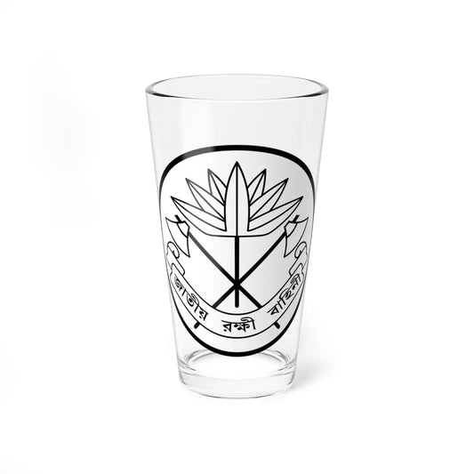 Emblem of the Jatiya Rakkhi Bahini (Bangladesh) (Coat of Arms) Pint Glass 16oz 16oz - Go Mug Yourself