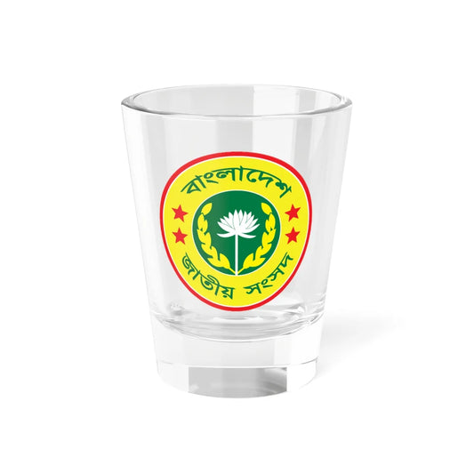 Emblem of the Jatiya Sangsad (Bangladesh) (Coat of Arms) Shot Glass 1.5oz 1.5oz - Go Mug Yourself