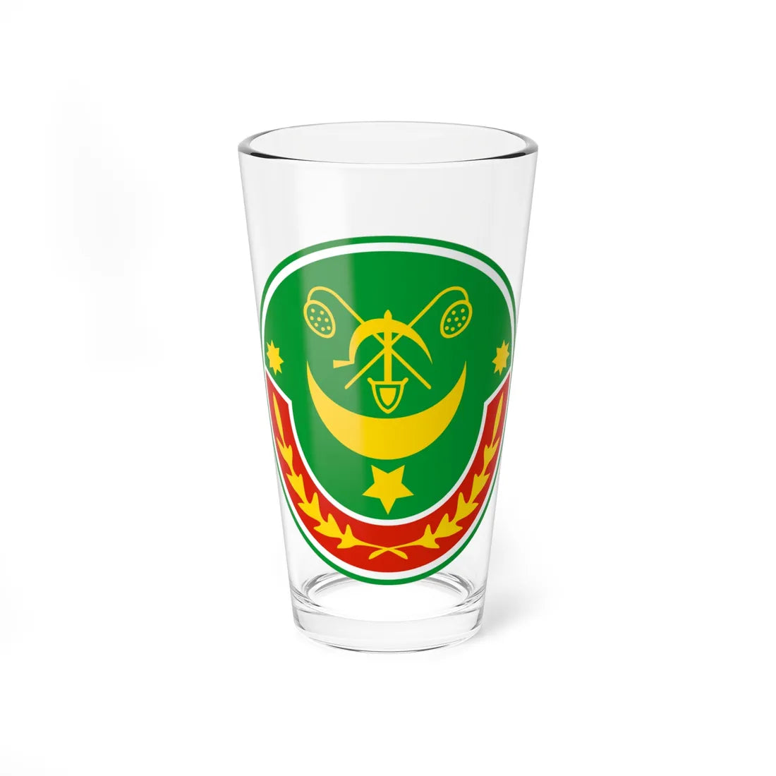 Emblem of the Khorezm Peoples Soviet Republic 192223 (Turkmenistan) (Coat of Arms) Pint Glass 16oz 16oz - Go Mug Yourself