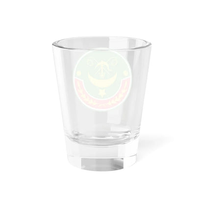 Emblem of the Khorezm Peoples Soviet Republic 192223 (Turkmenistan) (Coat of Arms) Shot Glass 1.5oz - Go Mug Yourself