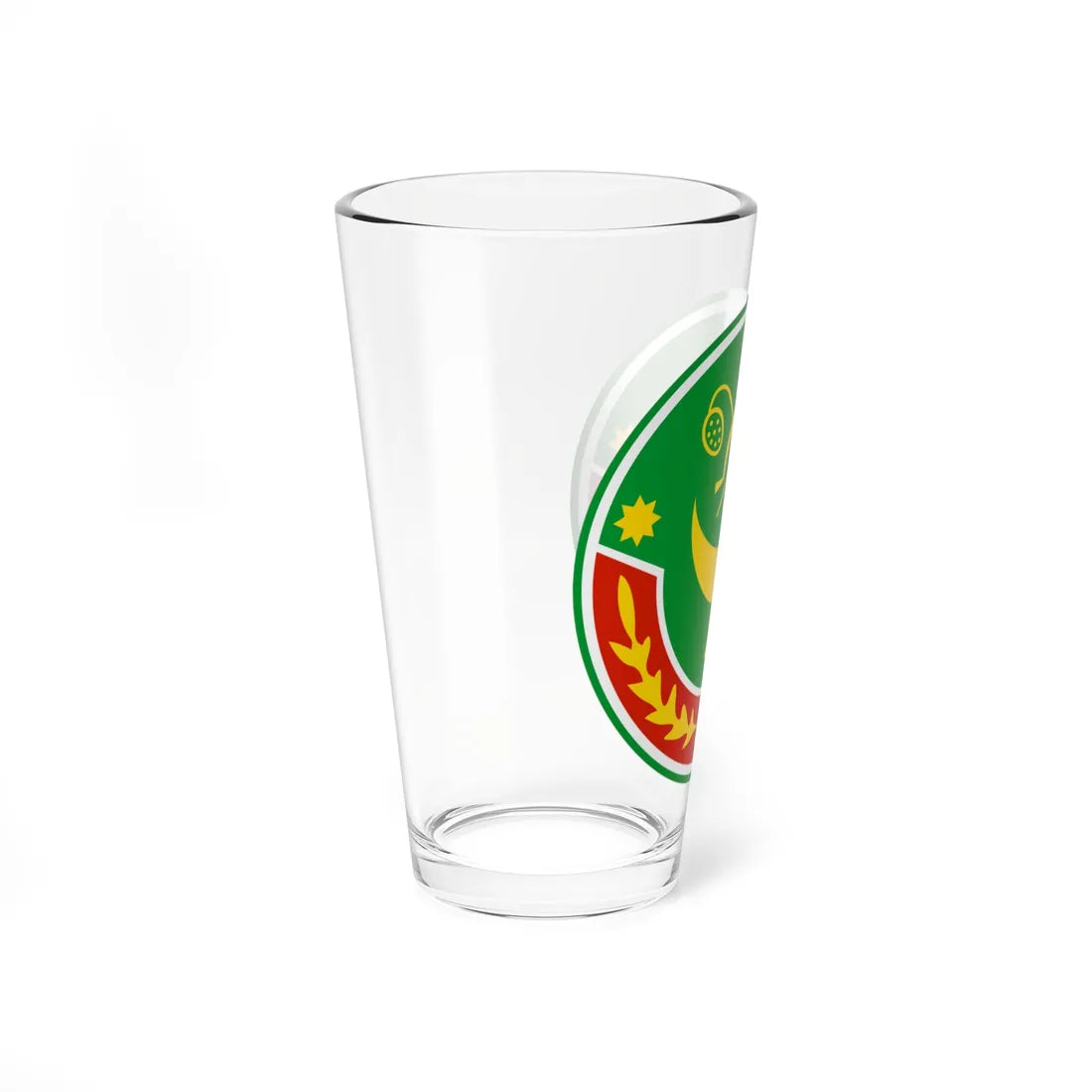 Emblem of the Khorezm Peoples Soviet Republic 192223 (Uzbekistan) (Coat of Arms) Pint Glass 16oz - Go Mug Yourself