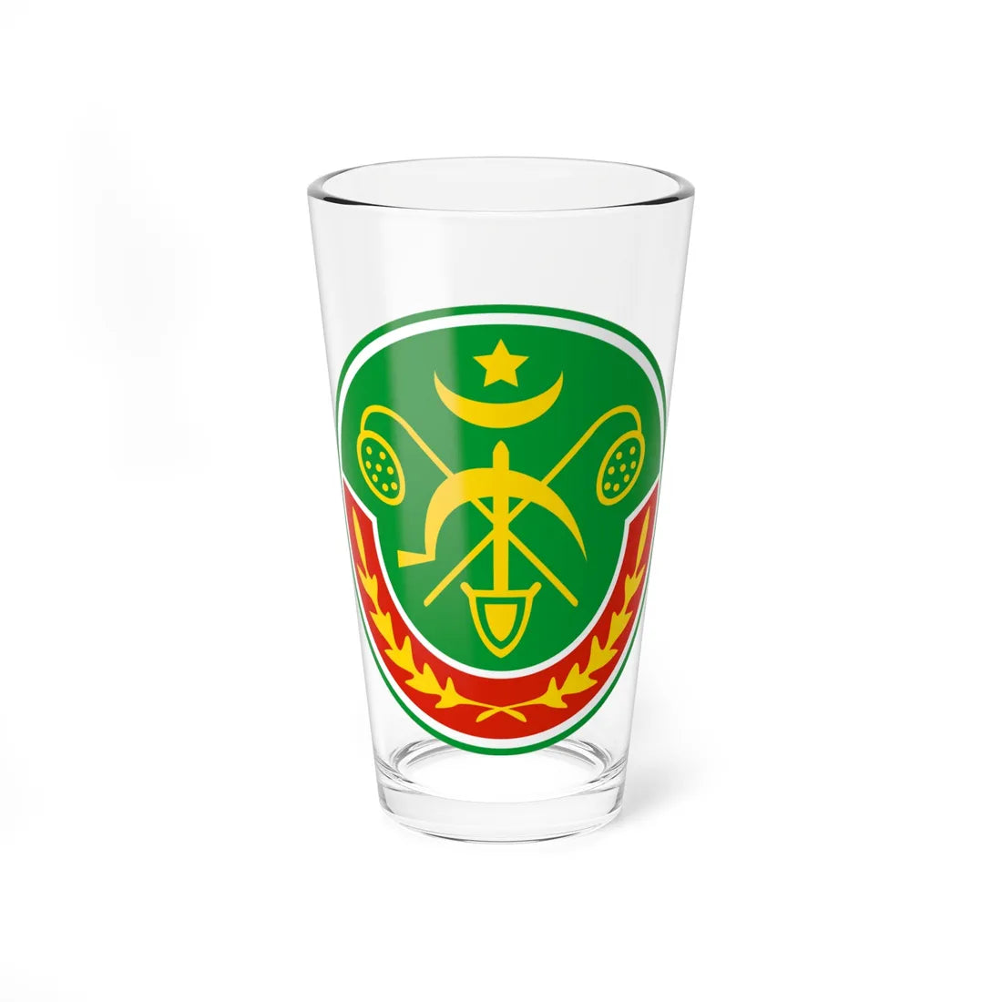 Emblem of the Khorezm Peoples Soviet Republic 192324 (Turkmenistan) (Coat of Arms) Pint Glass 16oz 16oz - Go Mug Yourself