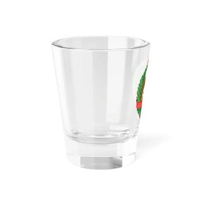 Emblem of the Lithuanian SSR (Lithuania) (Coat of Arms) Shot Glass 1.5oz - Go Mug Yourself