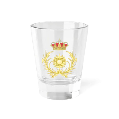 Emblem of the Logistics Forces of the Spanish Army (Spain) (Coat of Arms) Shot Glass 1.5oz 1.5oz - Go Mug Yourself