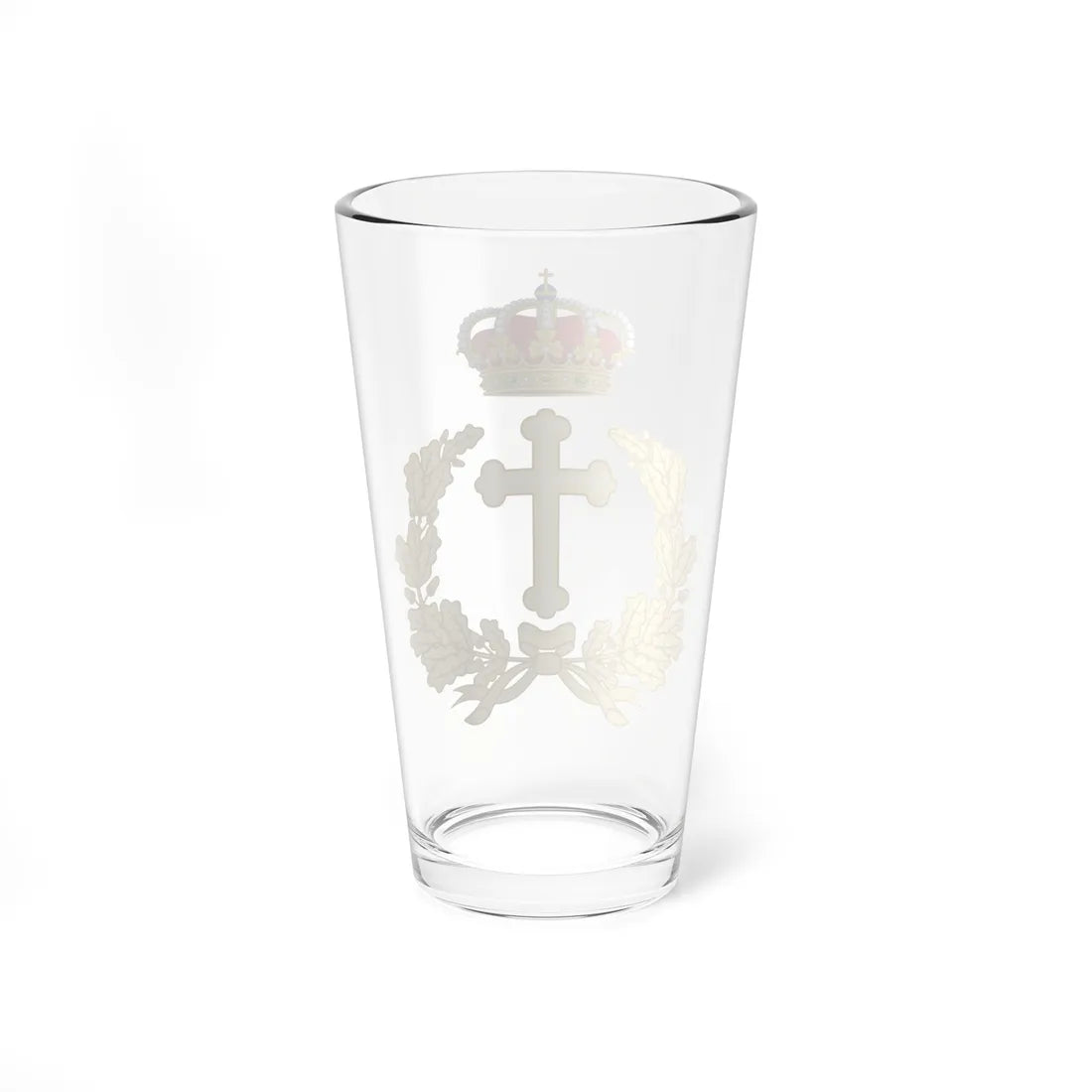 Emblem of the Military Archbishopric of Spain (Spain) (Coat of Arms) Pint Glass 16oz - Go Mug Yourself