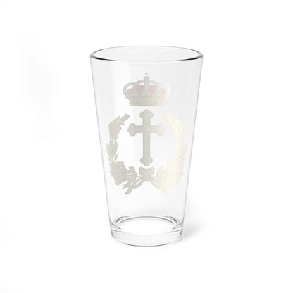 Emblem of the Military Archbishopric of Spain (Spain) (Coat of Arms) Pint Glass 16oz - Go Mug Yourself