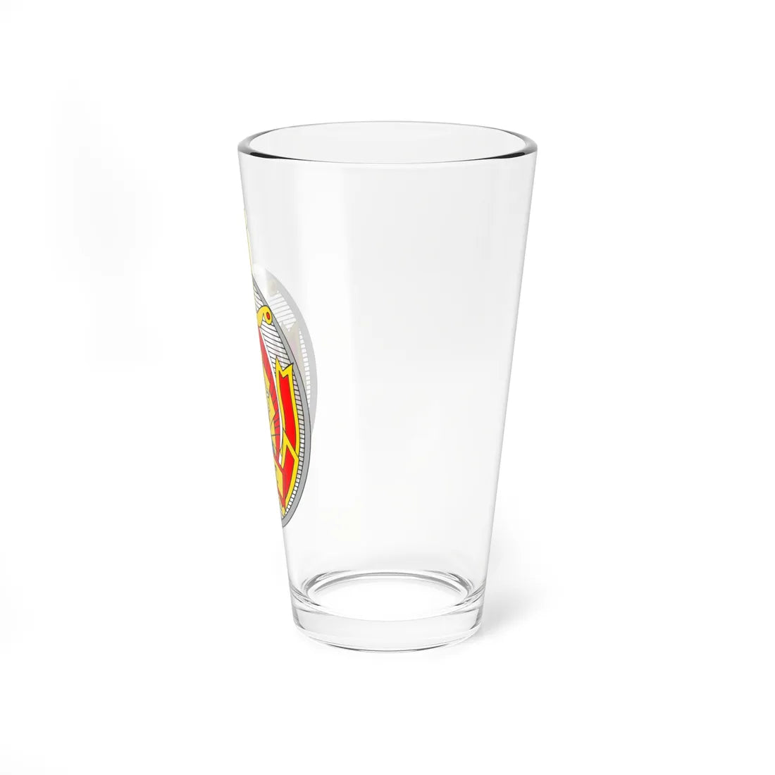 Emblem of the Ministry of Internal Affairs of Belarus (Belarus) (Coat of Arms) Pint Glass 16oz - Go Mug Yourself