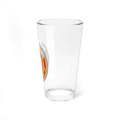 Emblem of the Ministry of Internal Affairs of Belarus (Belarus) (Coat of Arms) Pint Glass 16oz - Go Mug Yourself