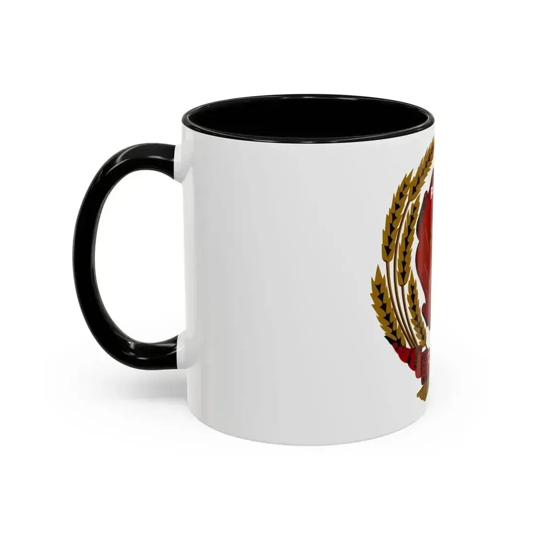 Emblem of the Moldavian SSR (1940-1941) - Accent Coffee Mug - Go Mug Yourself
