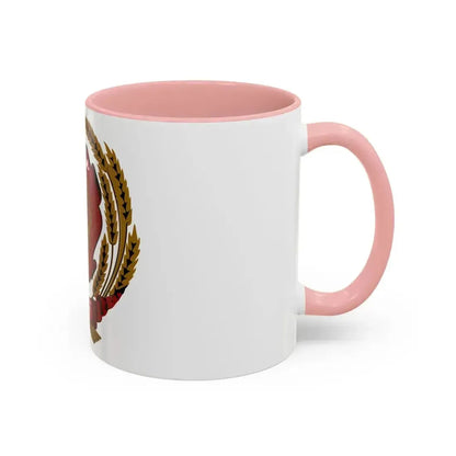 Emblem of the Moldavian SSR (1940-1941) - Accent Coffee Mug - Go Mug Yourself