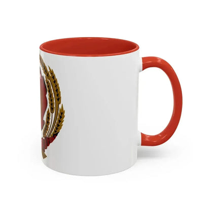 Emblem of the Moldavian SSR (1940-1941) - Accent Coffee Mug - Go Mug Yourself