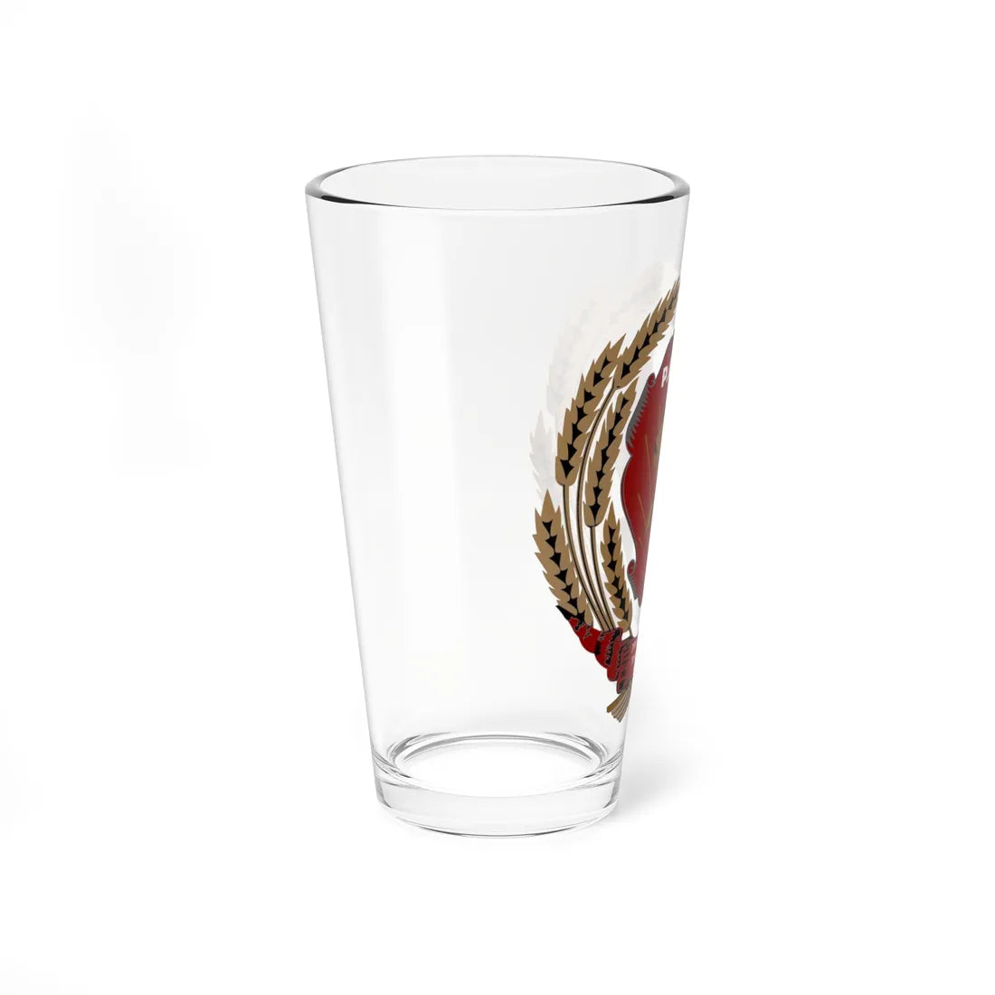 Emblem of the Moldavian SSR 1940-1941 (Soviet Union) (Coat of Arms) Pint Glass 16oz - Go Mug Yourself
