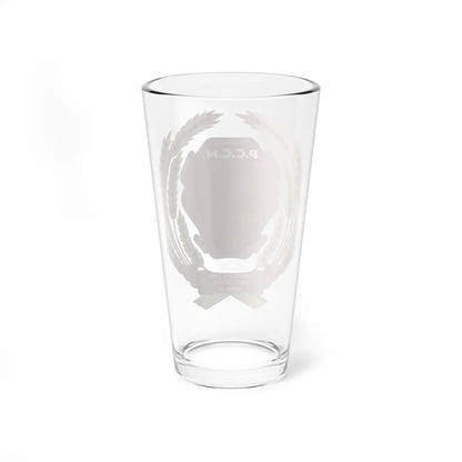 Emblem of the Moldavian SSR 1940-1941 (Soviet Union) (Coat of Arms) Pint Glass 16oz - Go Mug Yourself