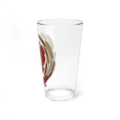 Emblem of the Moldavian SSR 1940-1941 (Soviet Union) (Coat of Arms) Pint Glass 16oz - Go Mug Yourself