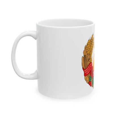 Emblem of the Moldavian SSR (1941-1957) - White Coffee Mug-Go Mug Yourself