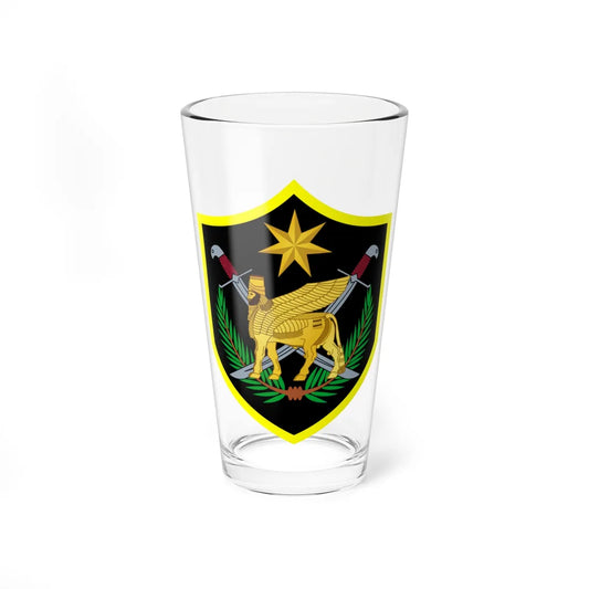 Emblem of the Multi-National Force  Iraq (Iraq) (Coat of Arms) Pint Glass 16oz 16oz - Go Mug Yourself