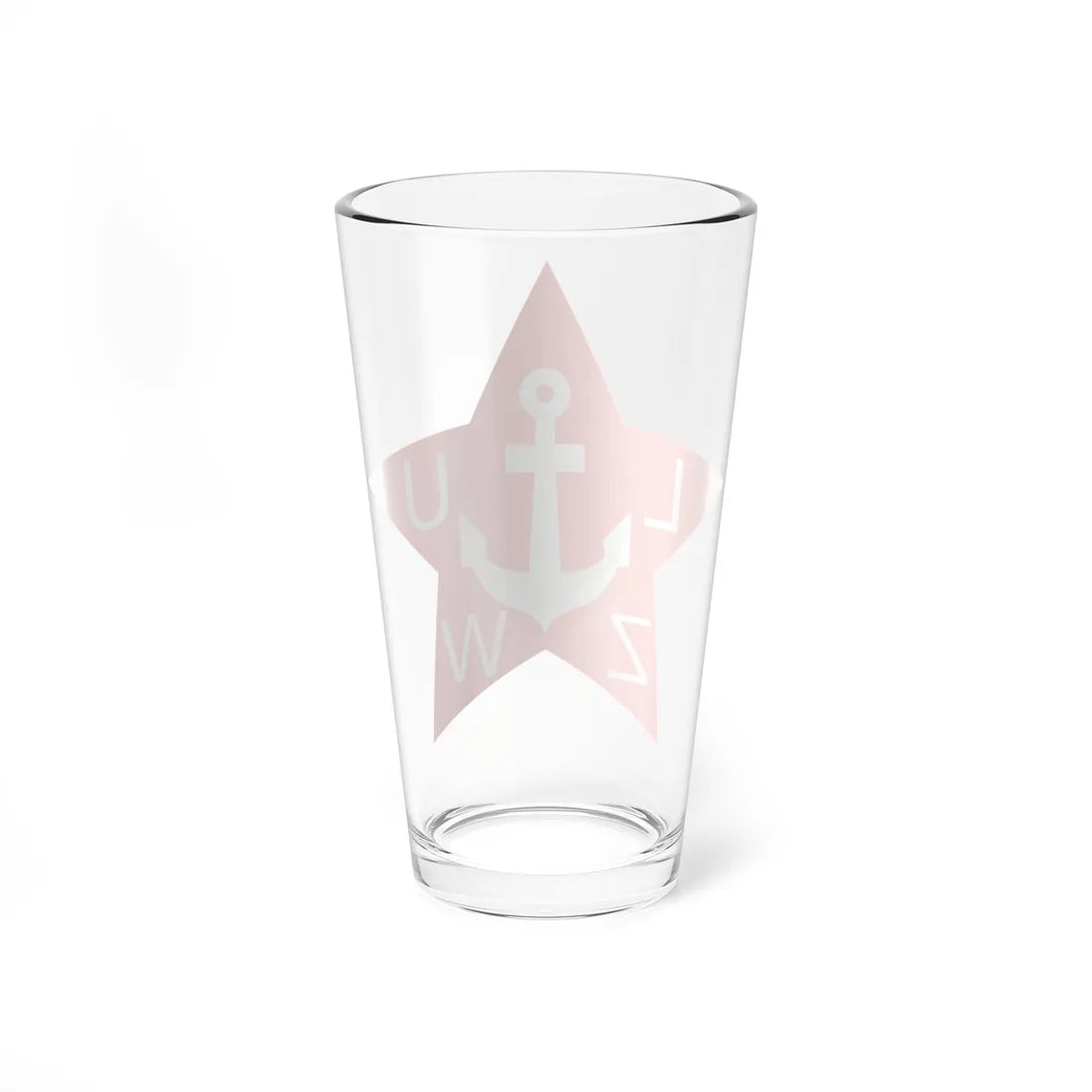 Emblem of the Navy of the Latvian Socialist Soviet Republic (Latvia) (Coat of Arms) Pint Glass 16oz - Go Mug Yourself