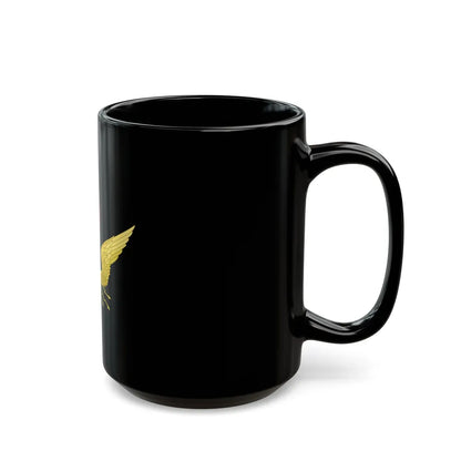 Emblem of the Norwegian State Railways - Black Coffee Mug-Go Mug Yourself