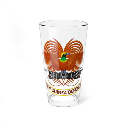Emblem of the Papua New Guinea Defence Force (Guinea) (Coat of Arms) Pint Glass 16oz 16oz - Go Mug Yourself