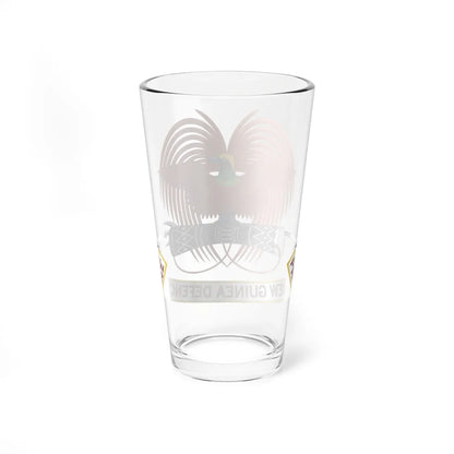 Emblem of the Papua New Guinea Defence Force (Guinea) (Coat of Arms) Pint Glass 16oz - Go Mug Yourself