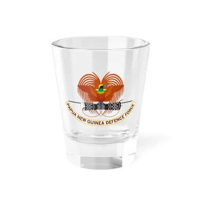 Emblem of the Papua New Guinea Defence Force (Guinea) (Coat of Arms) Shot Glass 1.5oz 1.5oz - Go Mug Yourself