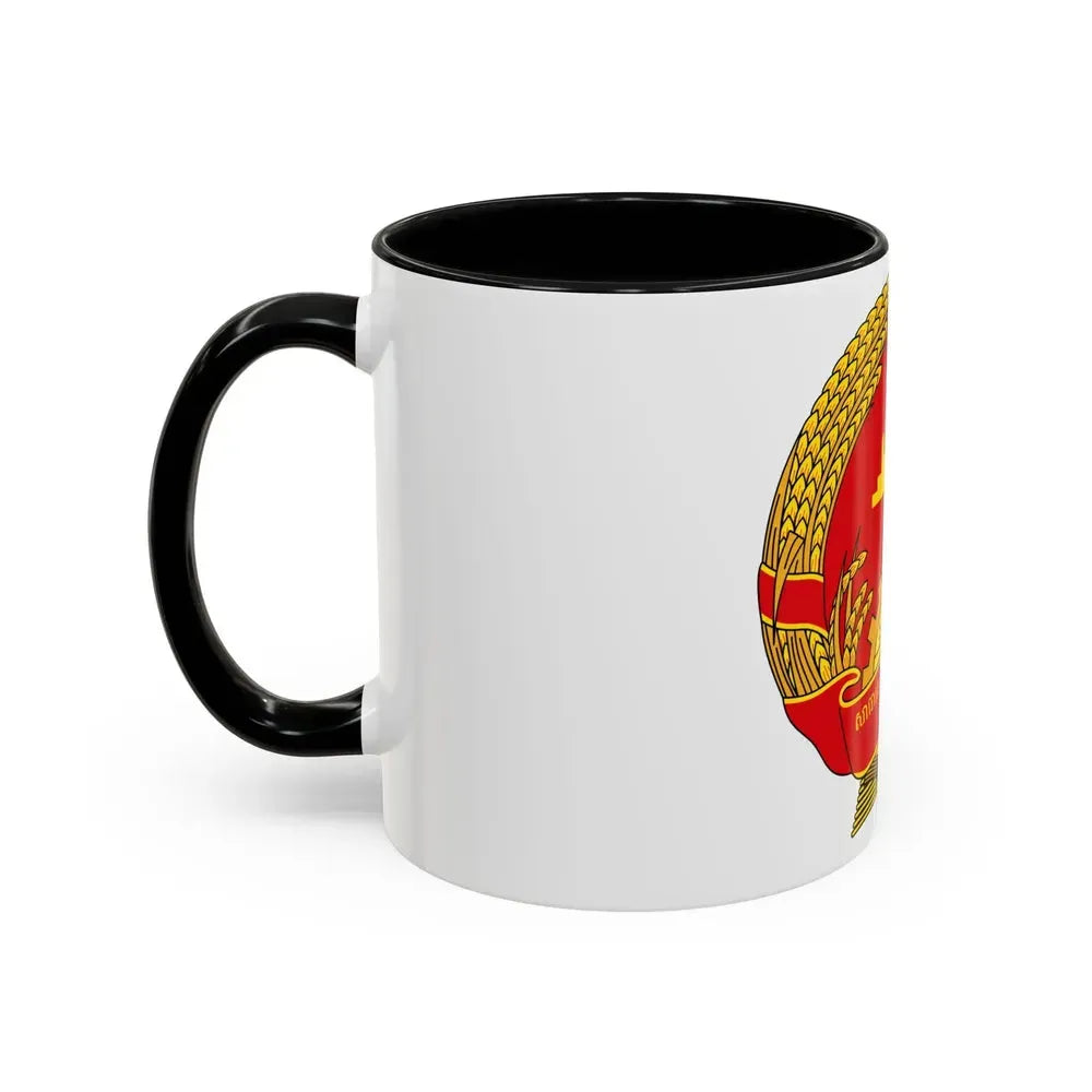 Emblem of the People's Republic of Kampuchea (1981-1989) - Accent Coffee Mug - Go Mug Yourself