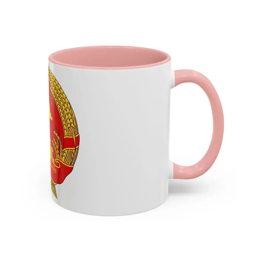 Emblem of the People's Republic of Kampuchea (1981-1989) - Accent Coffee Mug - Go Mug Yourself