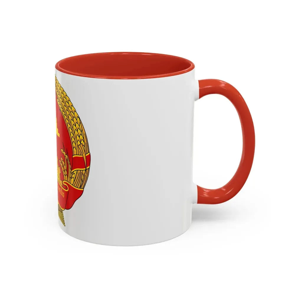 Emblem of the People's Republic of Kampuchea (1981-1989) - Accent Coffee Mug - Go Mug Yourself